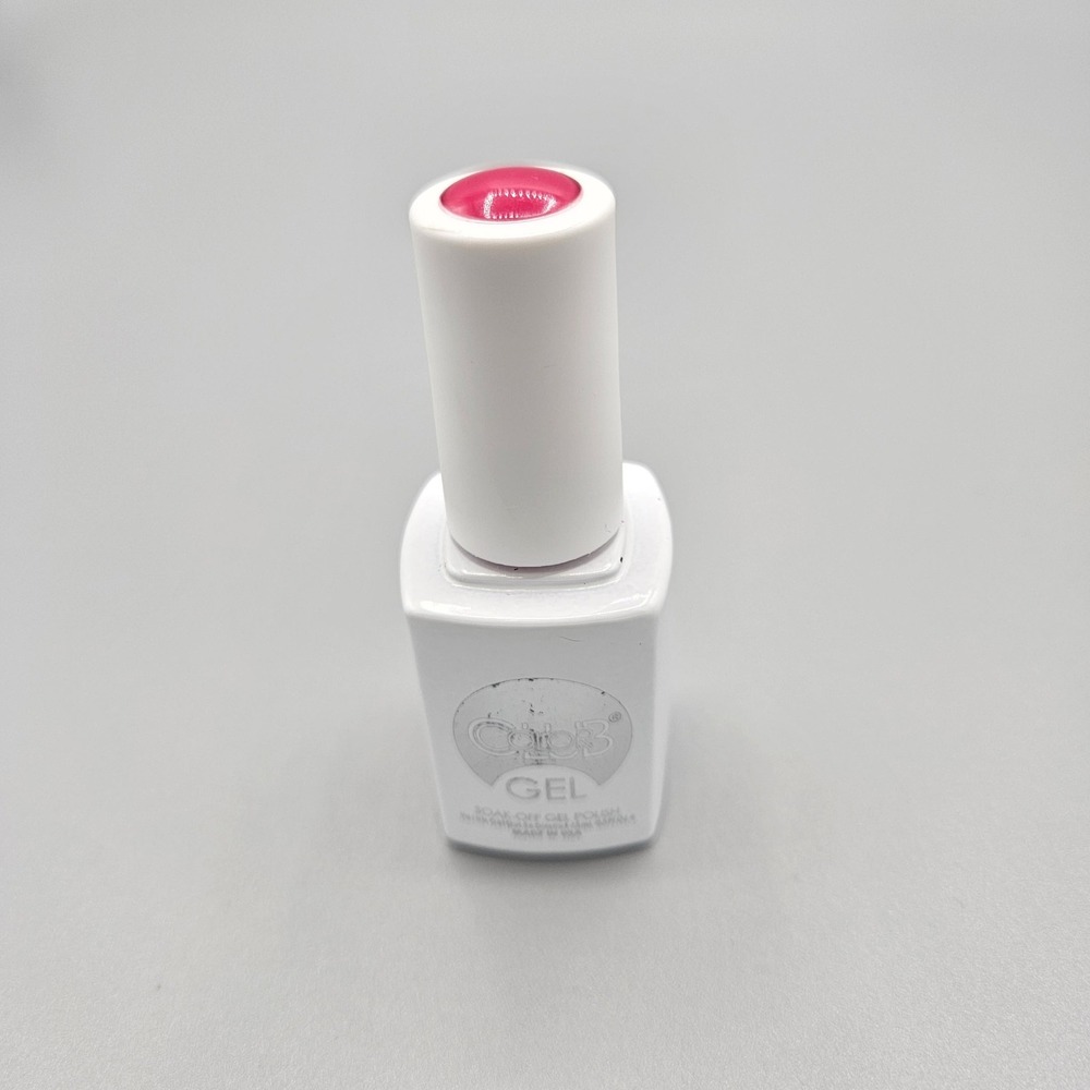 Color Club Soak-Off Gel Polish All Over Pink GEL47 Bright High Shine 15ml‎ 0.5oz